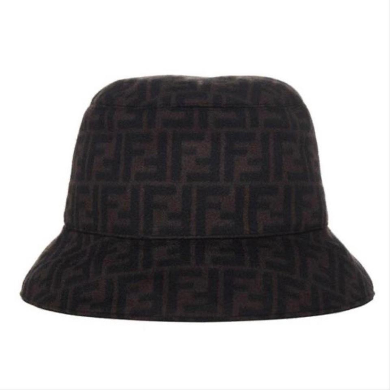 Fendi Ff Logo Motif Felt Bucket Hat